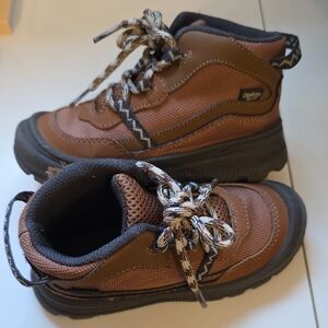 OshKosh B'gosh Brown and Black Kids Hiking Boots